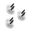 6Pairs Silver Mini Brass Finger Cymbals for Dance Performances 9