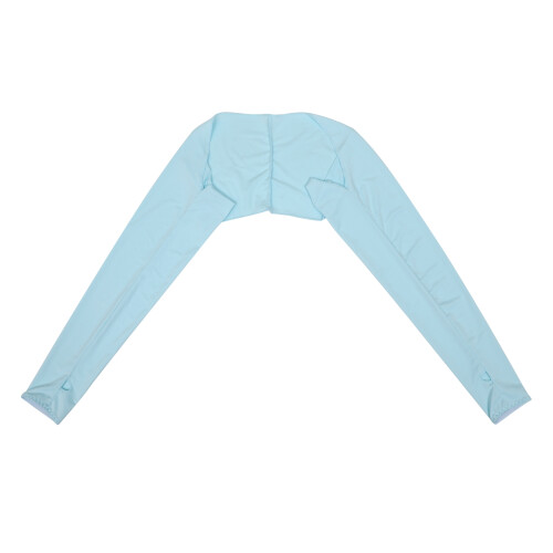 3Pcs Blue Breathable Cooling Arm Sleeves Uv Protection Sun Shield 1