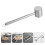 3Pcs Premium Alloy Meat Pounder Silver Kitchen Meat Tenderizer Tool 11