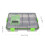 2 Pcs Fishing Gear Storage Box Grid Handle Pp Resin Matte 2