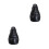 2Pièces Accessoire Sourdine Trombone ABS Noir Usage Instrument 11