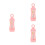 3Pièces Thermomètres Bébé Rose Compact Pour Bain - 6