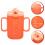 4Pièces À Protégeant Éclaboussures En Silicone Orange 9