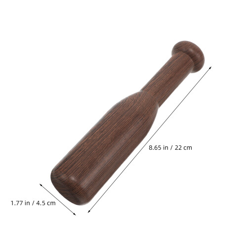 Pilon Bois Multifonction Marron, Outil Tamper Pour Fermentation 2