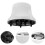 4Pcs Adjustable Hair Dryer Diffuser for Curly Hair Salon Use in White 7