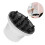 4Pcs Adjustable Hair Dryer Diffuser for Curly Hair Salon Use in White 8