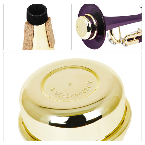 5Pièces Sourdine Trompette Durable Accessoire Pour Débutants 2