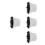 4Pcs Adjustable Hair Dryer Diffuser for Curly Hair Salon Use in White 10