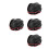 4Pièces Perruques Cosplay Rouges Confortables Pour Enfants 7