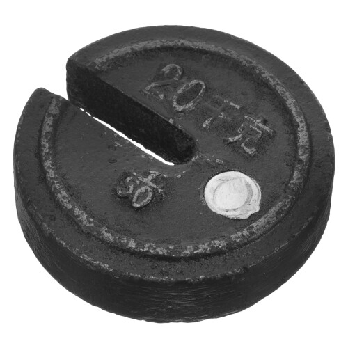 2Pièces Poids Fer Noir Compact Pour Balance Multi-Usage Maison 2