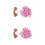 2Ensembles Clips Bois Roses Pour Photos Accessoires DIY 3