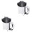 2Pcs Silver Funnel Dispenser for Pancake Batter and Cupcake Mixing 4