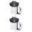 2Pcs Silver Funnel Dispenser for Pancake Batter and Cupcake Mixing 6