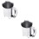 2Pcs Silver Funnel Dispenser for Pancake Batter and Cupcake Mixing 7