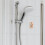 8Pièces Fixation Chauffe- Mural Kit Acier Anti-Chute 6