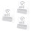 3Pièces Enseignes WiFi Acryliques Transparentes Pour Café Et 7