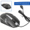 2Sets Ergonomic Backlit Keyboard Mouse Combo Black USB 5
