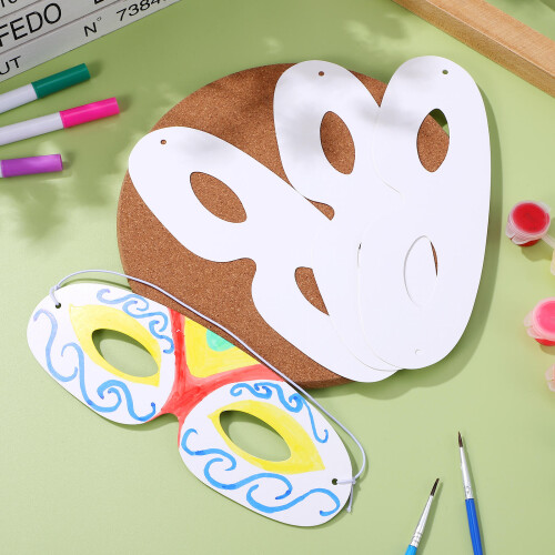 200Ensembles Masques De Blancs À Pour Soirée Et Art 2