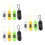 12Pcs Assorted Color Examination Clip-on Watches Student Keychain 3