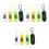 12Pcs Assorted Color Examination Clip-on Watches Student Keychain 4