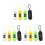 12Pcs Assorted Color Examination Clip-on Watches Student Keychain 6