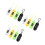 12Pcs Assorted Color Examination Clip-on Watches Student Keychain 7