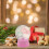 24Pièces Boules À Neige Rose Pour Cadeaux Décor 4