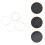 25Pièces Ensemble Cordes Banjo 5 Cordes Acier Inoxydable Performances 10
