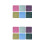 12Pièces Tapis De Découpe PVC Double-Face Coloré Pour 8