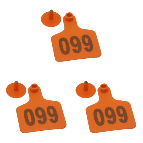 300Pcs Ear Tags Fool-Proof Design for Livestock Counting 2