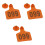 300Pcs Ear Tags Fool-Proof Design for Livestock Counting 4