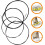 5Pièces Cordes Nylon Noires Pour Ukulélé Accessoires De Remplacement 10