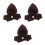 3Pcs Coffee Mini Knitted Romper for Plush Toys Soft Doll Clothes 3