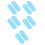 50Pcs Silicone Guitar Sling Blocks for Secure Strap Locking 11