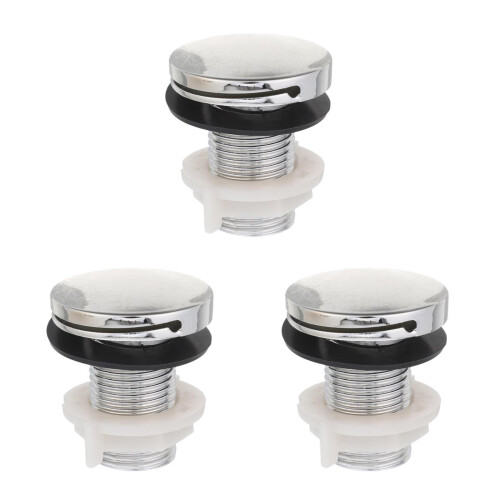 3Pièces Pour Urinoir Argentée Compatible Multisystèmes 2