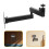 Support Mural Projecteur Métal Noir Réglable Rotation Flexible 10
