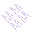 8Paires Baguettes En Érable Violet Pour Instruments De Batterie 10
