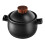 2Pièces Pot À Ragoût Céramique Noir, Design Doux, Usage 2