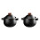 2Pièces Pot À Ragoût Céramique Noir, Design Doux, Usage 4