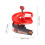 2Pièces Piste Rotative De Course En ABS Rouge Pour Jouets Voitures 2