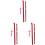 3Sets Portable Bamboo Flutes Assorted Color Chinese Flute for Students 2