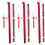 3Sets Portable Bamboo Flutes Assorted Color Chinese Flute for Students 4