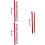 3Sets Portable Bamboo Flutes Assorted Color Chinese Flute for Students 7