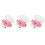 3Ensembles Coupe-Ongles Bébé Rose Avec Têtes Multiples Veilleuse 6