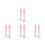 4Ensembles Couverts Enfants Acier Formation Rose Durable 10