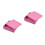 2Pièces Boîtes En Étain Rose Couvercle, Rangement Élégant 7