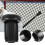2Pièces Couvre Bouts De Crosse Hockey Noir ABS Optimisé 11