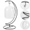 4Sets Transparent Glass Betta Fish Tank with Iron Stand for Home Use 5
