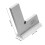 5Pièces Équerres De Menuisier En Acier Carbone Argenté 4