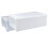 2Pcs White Plastic Storage Case for Home Clothes and Accessories 8